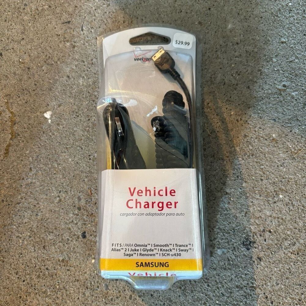 Verizon Samsung Vehicle Charger 31-0947-01-VW *New*